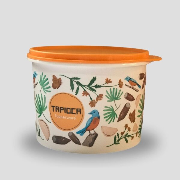 Caixa floral Tapioca Tupperware - Casa, comigo e Tupperware